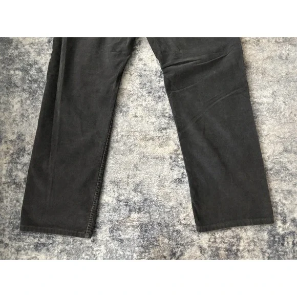 Levis 559 Corduroy Pants Mens 36x32 Gray Relaxed Fit Straight‎ Leg Preppy Casual - Picture 10 of 16
